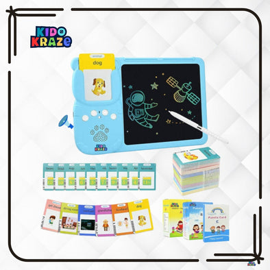 Talking Flash Cards with LCD Writing Tablet 2 in 1 toy