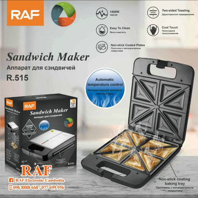 RAF Sandwich Maker 1400W