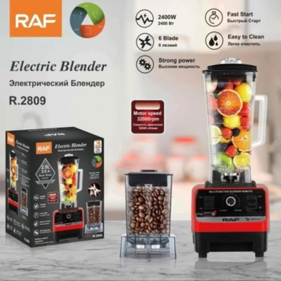 RAF Electric Blender 6 Blades 2.5 liter - 2500 Watts